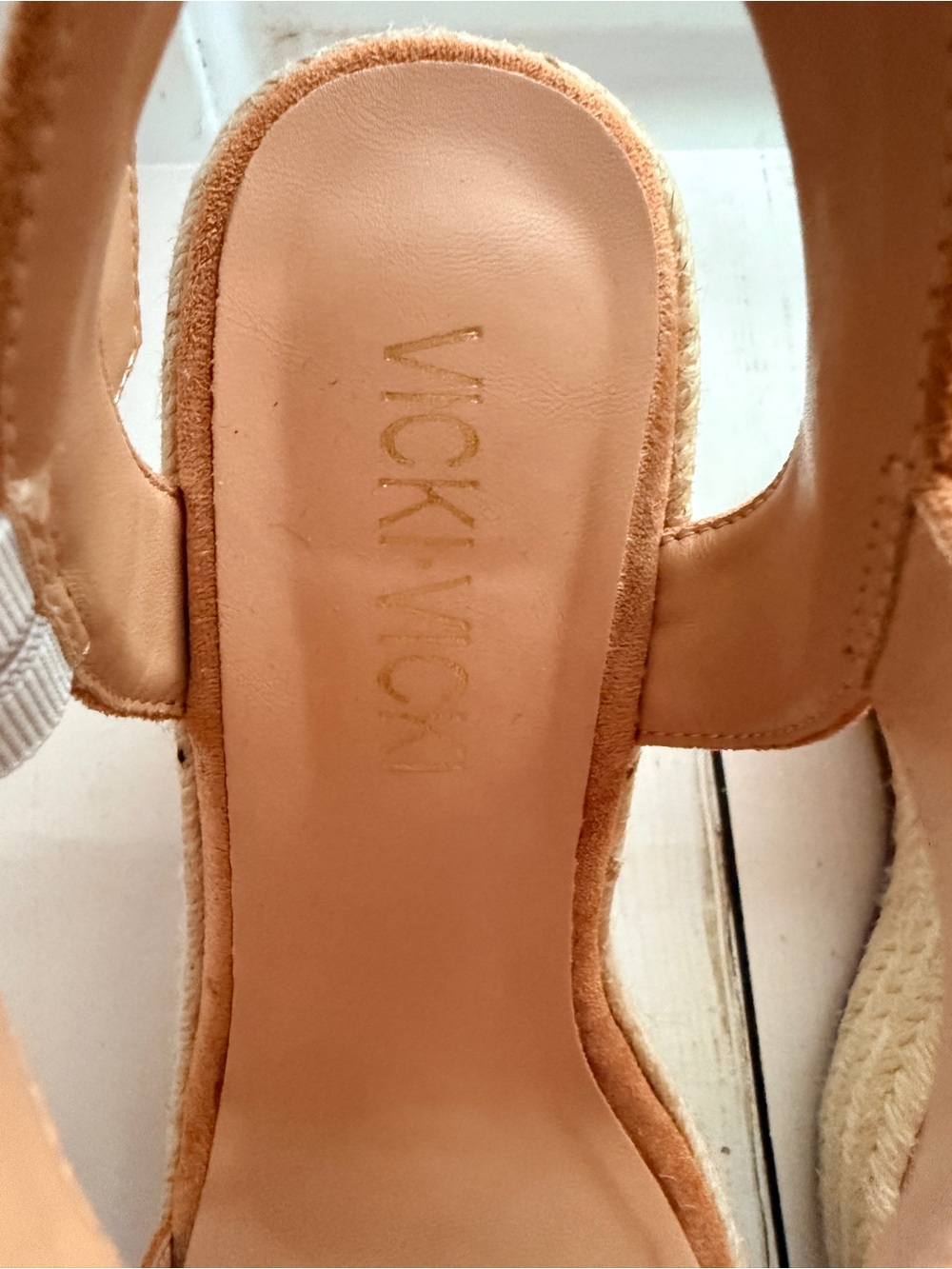 Vicki Vicki | Tan Espadrille Wedge Sandals - Picture 7 of 11